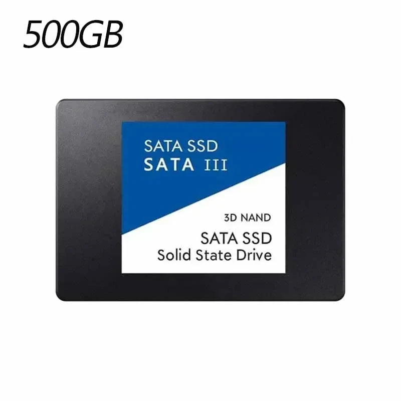 SSD SATA 2,5" Haute Vitesse – 500 Go, 1 To ou 2 To pour PC et ordinateur portable