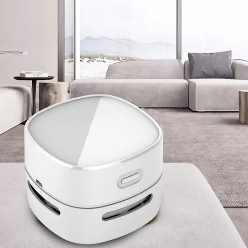 Mini Aspirateur de Bureau Sans Fil – Aspirateur Portable Rechargeable pour Table, Clavier, Poussière, Miettes et Nettoyage de Bureau