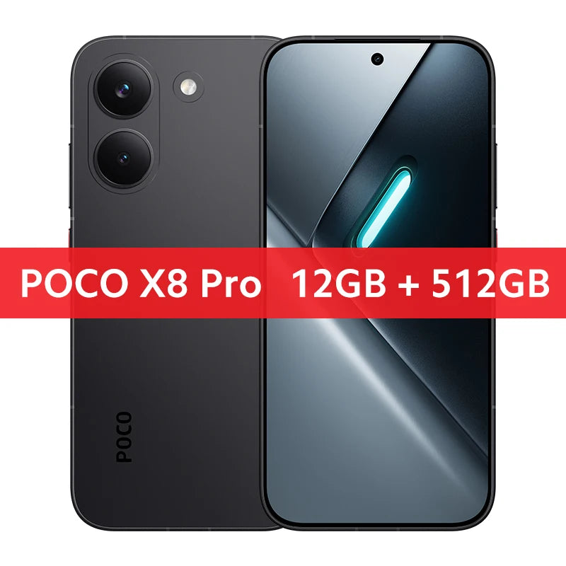 POCO X8 Pro – Smartphone 5G, 6500 mAh, Charge 100 W, Appareil photo 50 MP