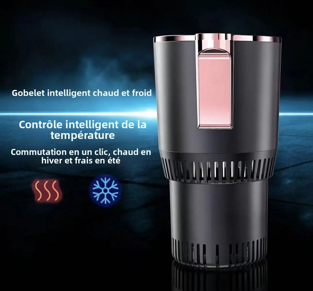 Gobelet intelligent chauffant et refroidissant pour voiture – Mini réfrigérateur de boissons