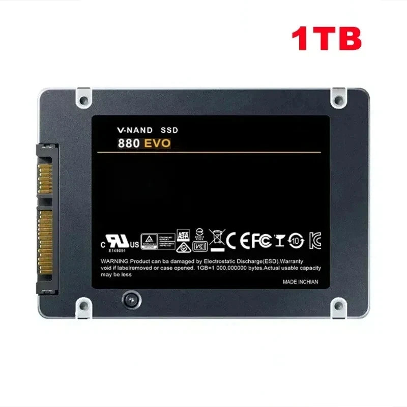 SSD SATA 2,5" Haute Vitesse – 500 Go, 1 To ou 2 To pour PC et ordinateur portable