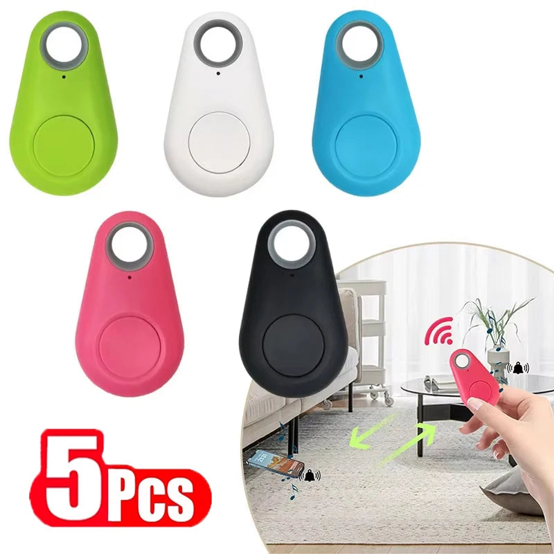 Mini Traceur GPS Bluetooth Sans Fil – Localisateur Intelligent Anti-Perte pour Clés, Portefeuille, Sac, Enfant et Animaux, Compatible iOS & Android (1 à 5 Pièces)
