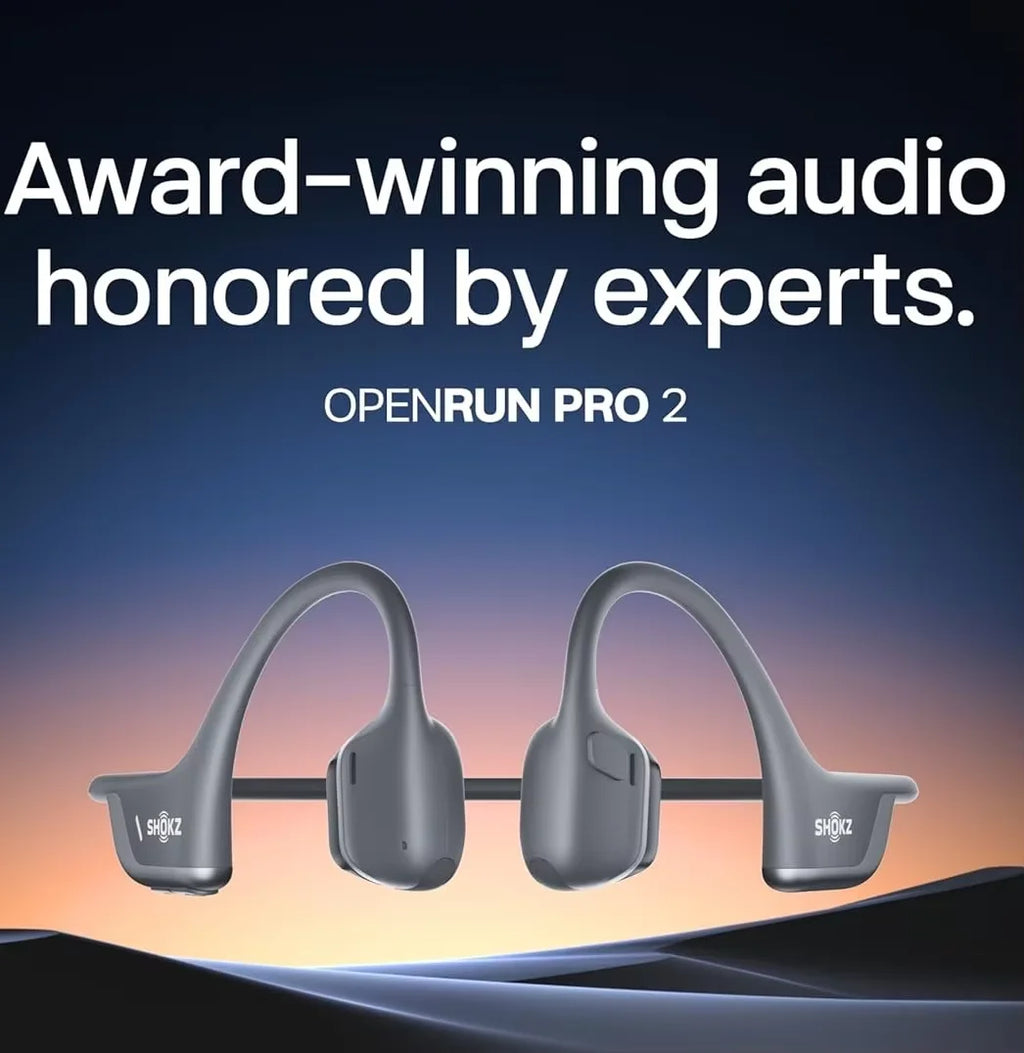 SHOKZ OpenRun Pro 2 – Casque Bluetooth à oreille ouverte IP55