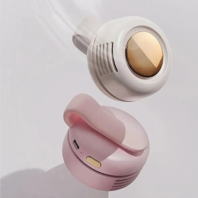 Mini Ventilateur Portable USB Rechargeable – Sans Pales, Silencieux, à Clip, 3 Vitesses