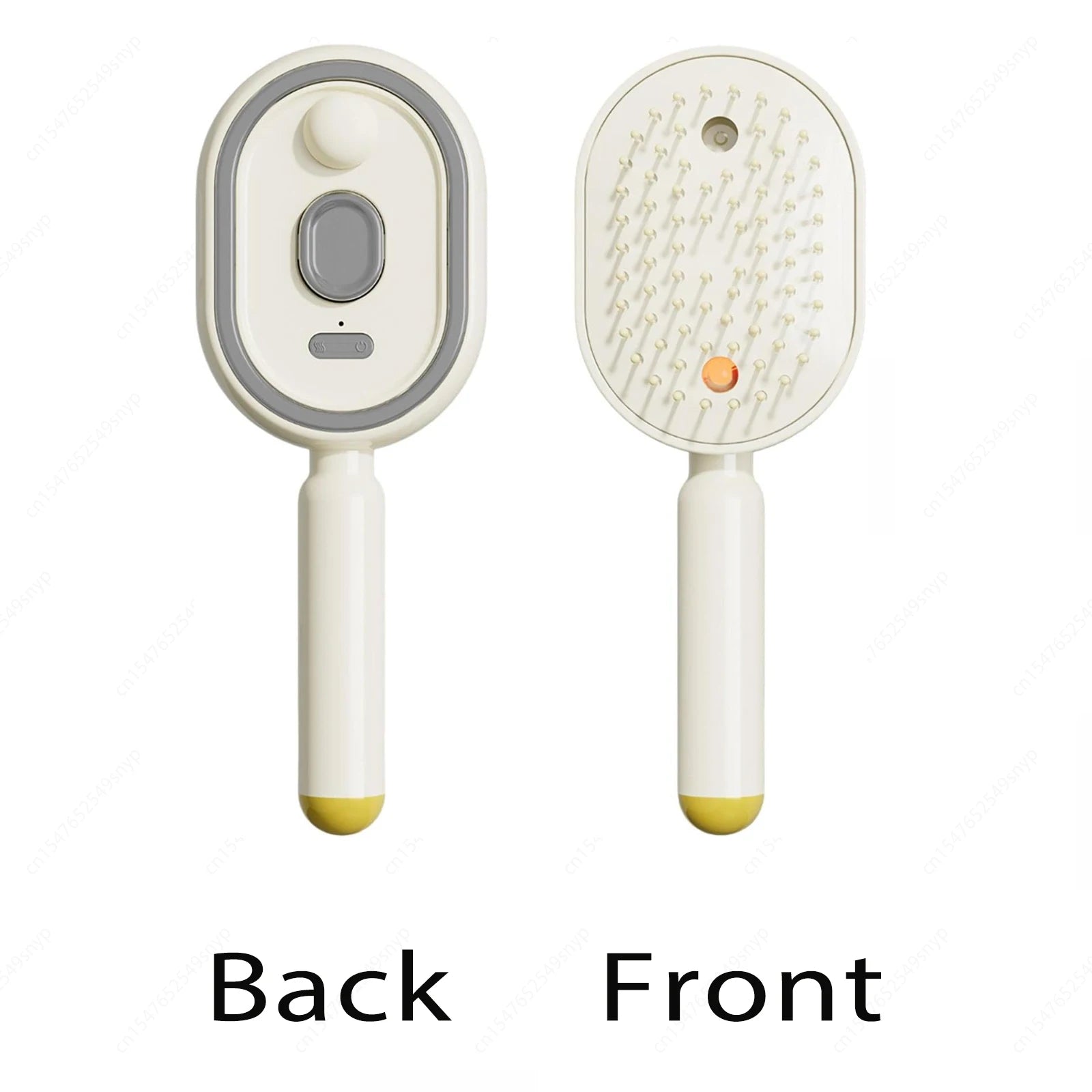Brosse électrique 3-en-1 pour cheveux – Massage, vapeur et démêlage rechargeable