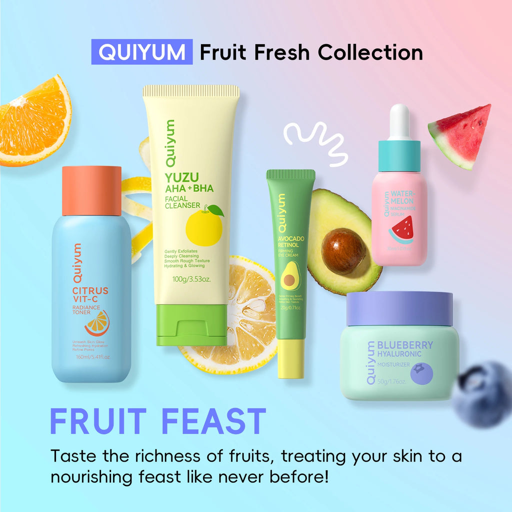 Coffret de Soins Visage 5 Pièces – Hydratant, Éclat, Anti-Âge, Soin Complet pour Peaux Sèches et Ternes