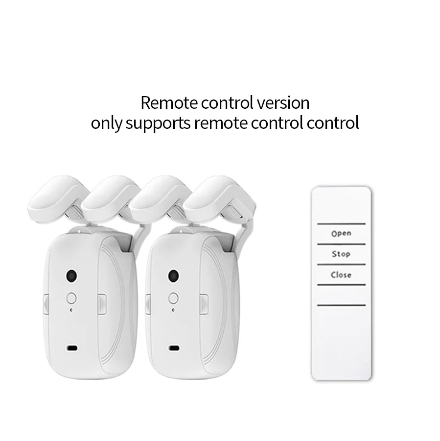 Ouvre-Rideau Intelligent Automatique – Robot Motorisé avec Télécommande pour Rail de Rideaux, Compatible Maison Connectée
