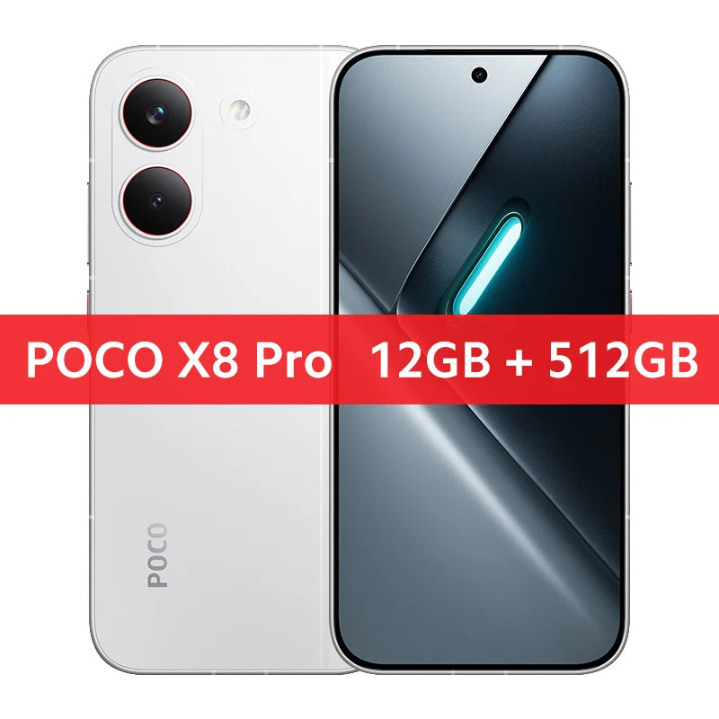 POCO X8 Pro – Smartphone 5G, 6500 mAh, Charge 100 W, Appareil photo 50 MP