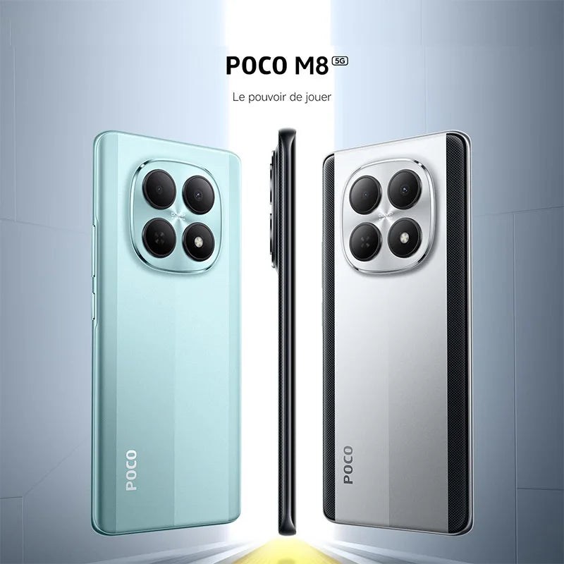 POCO M8 5G – Smartphone AMOLED 120 Hz, 5520 mAh, NFC
