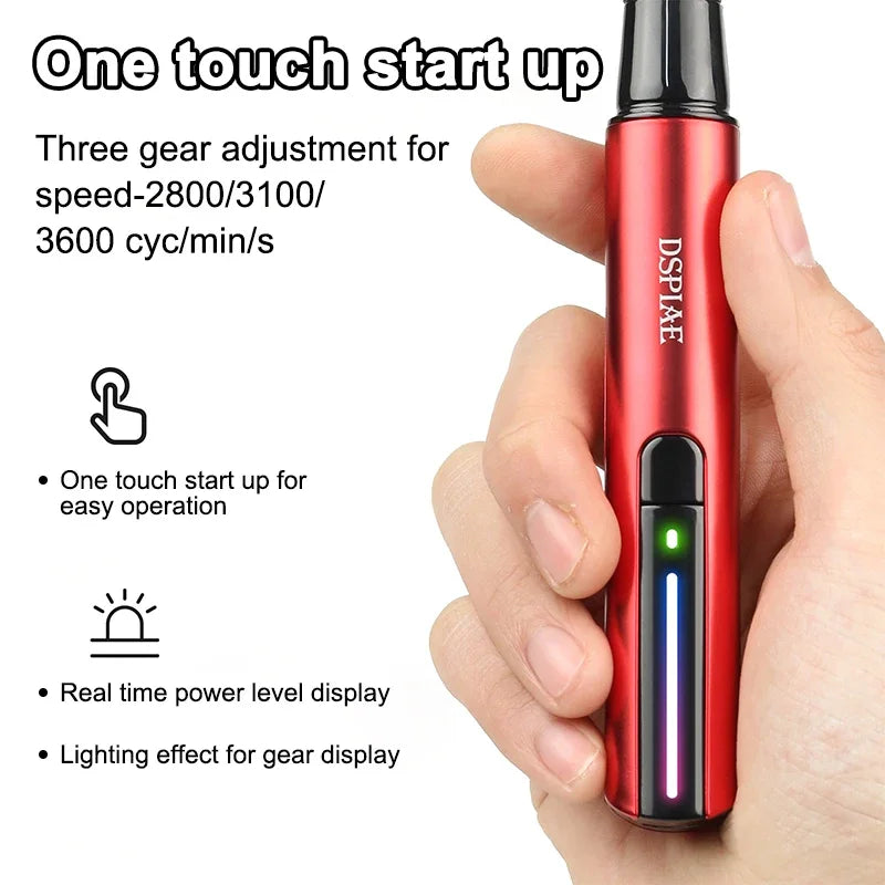 Ponceuse électrique de précision DSPIAE ES-A – Stylo de ponçage pour modélisme et bricolage