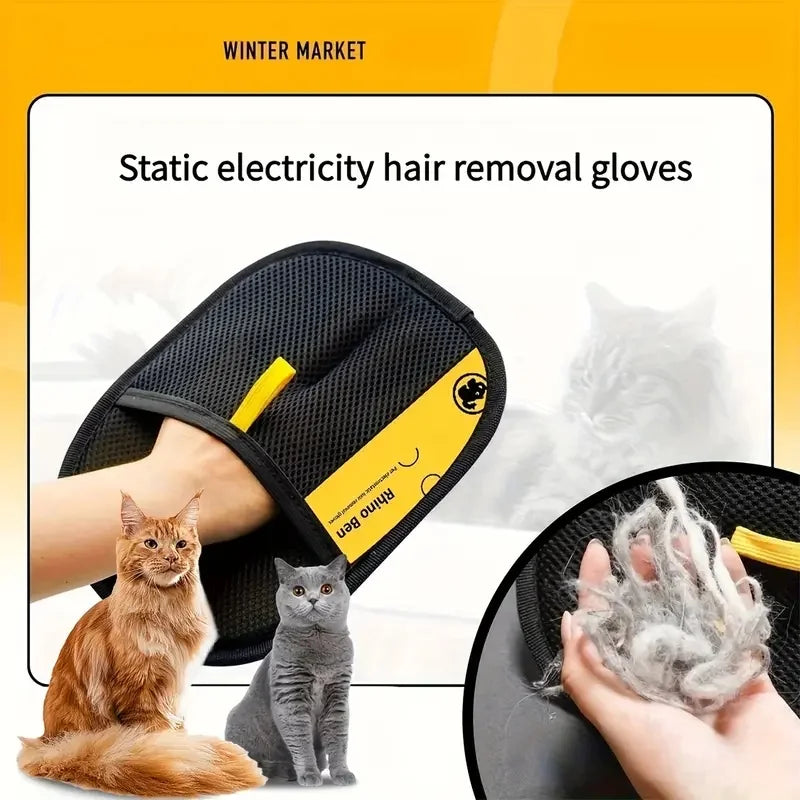 Lot de 2 brosses anti-peluches réutilisables – Élimine les poils d'animaux sur vêtements et meubles