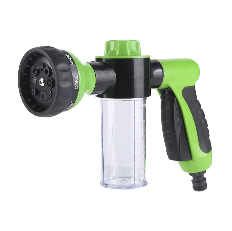 Pistolet de Douche Haute Pression pour Chien – Buse de Pulvérisation 3 Modes avec Réservoir à Savon, Outil de Lavage et Toilettage pour Animaux