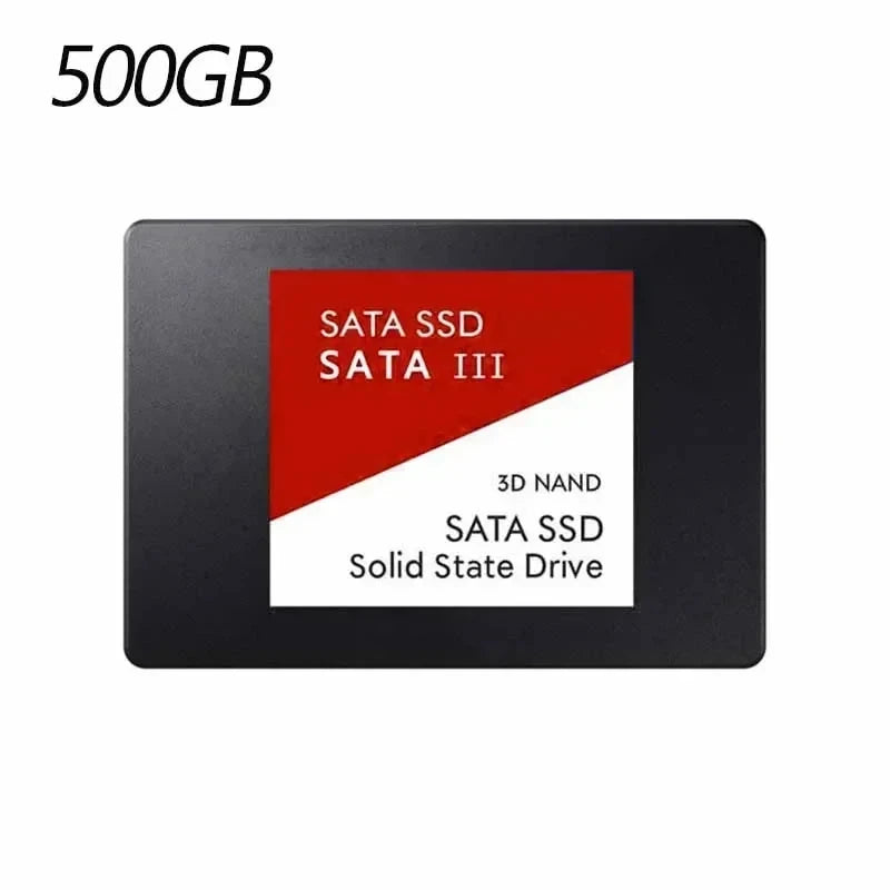 SSD SATA 2,5" Haute Vitesse – 500 Go, 1 To ou 2 To pour PC et ordinateur portable