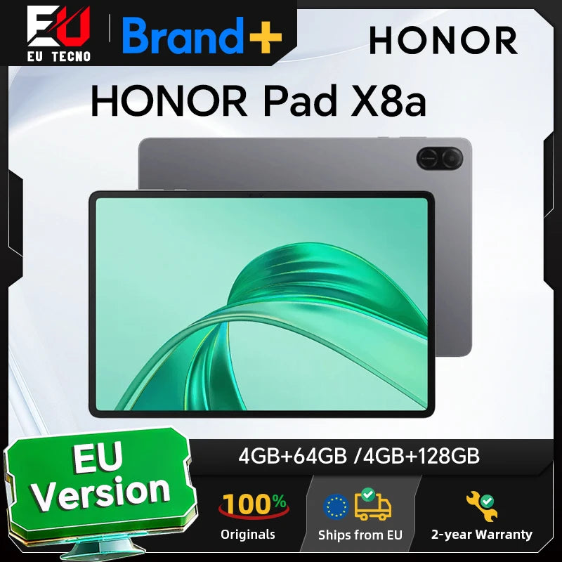 HONOR Pad X8a – Tablette Wi-Fi 11" FHD avec batterie 8300 mAh