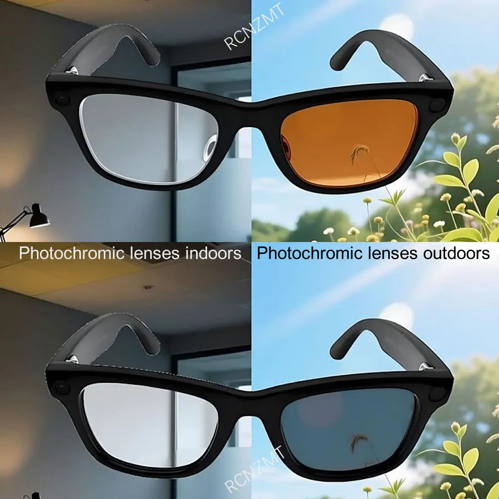 Lentilles de Remplacement Photochromiques Polarisées pour Ray-Ban Meta Wayfarer RW4006/RW4008/RW4012