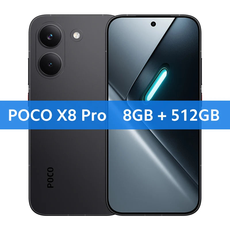 POCO X8 Pro – Smartphone 5G, 6500 mAh, Charge 100 W, Appareil photo 50 MP
