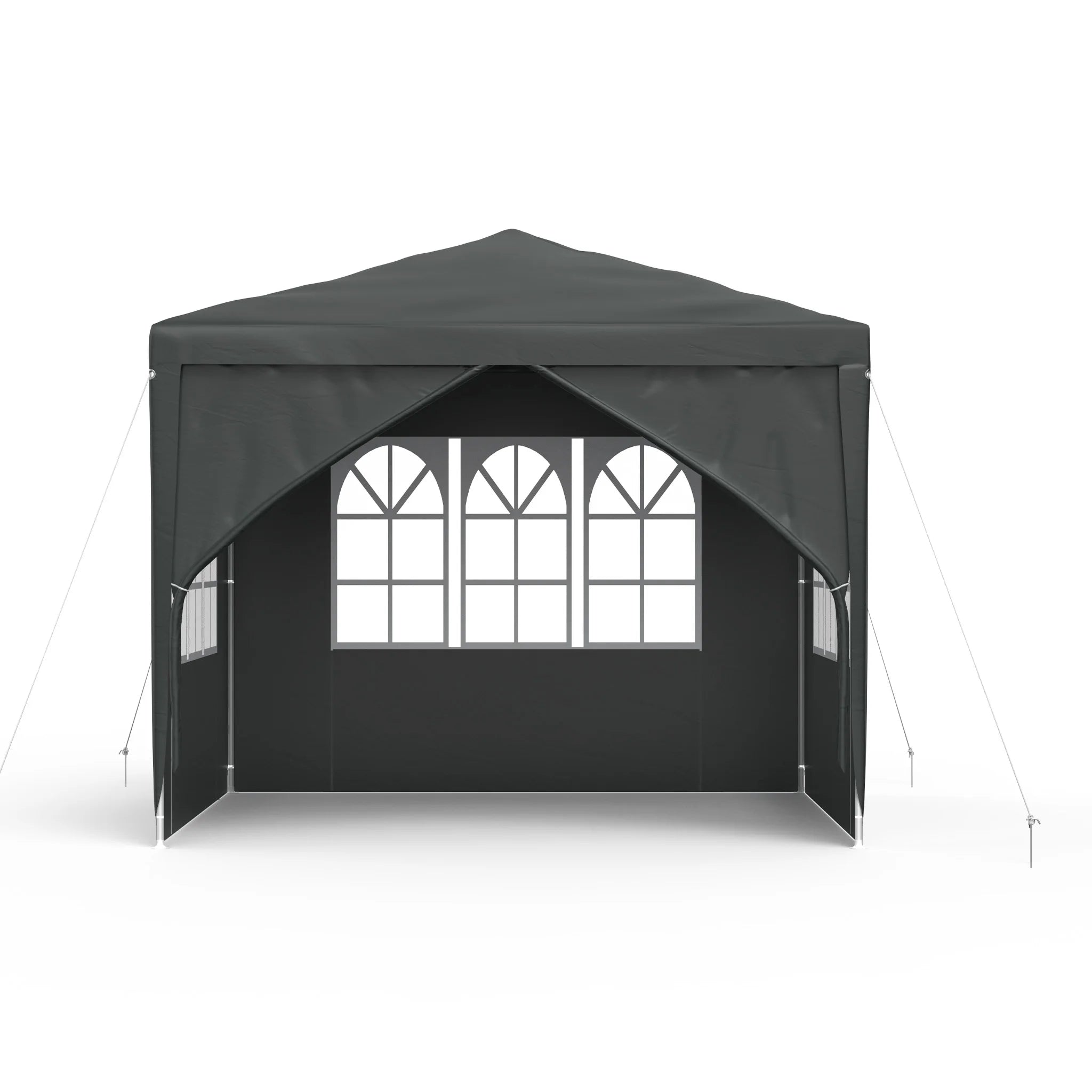 Tente de réception 3x3 / 3x6 / 3x9 m – Pavillon de jardin avec parois amovibles