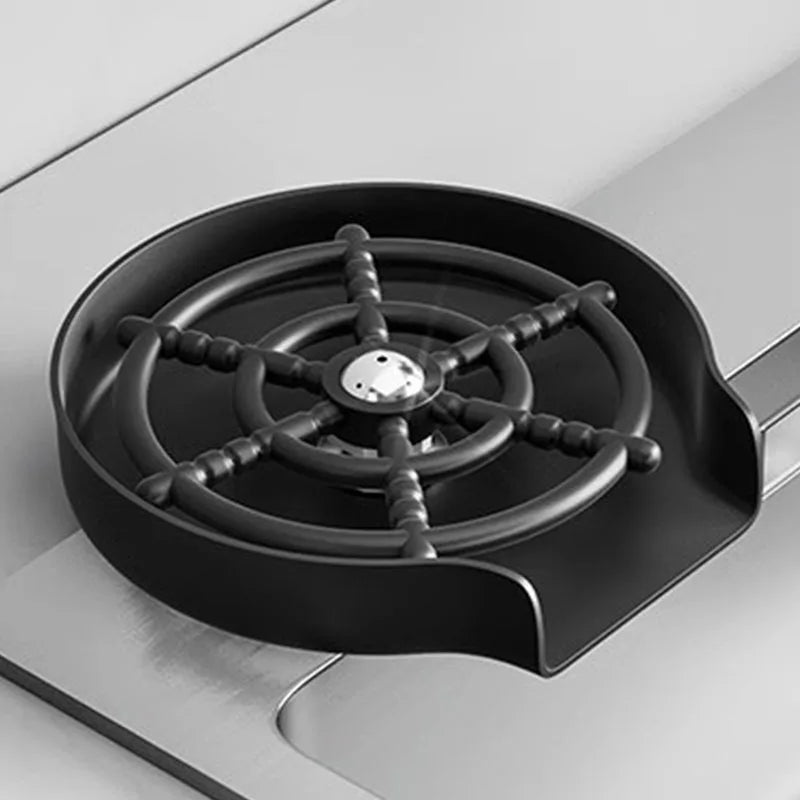 Rince-Verres Automatique pour Évier – Nettoyeur Haute Pression pour Verres, Tasses et Bouteilles