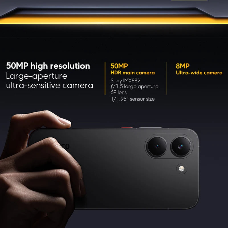 POCO X8 Pro – Smartphone 5G, 6500 mAh, Charge 100 W, Appareil photo 50 MP