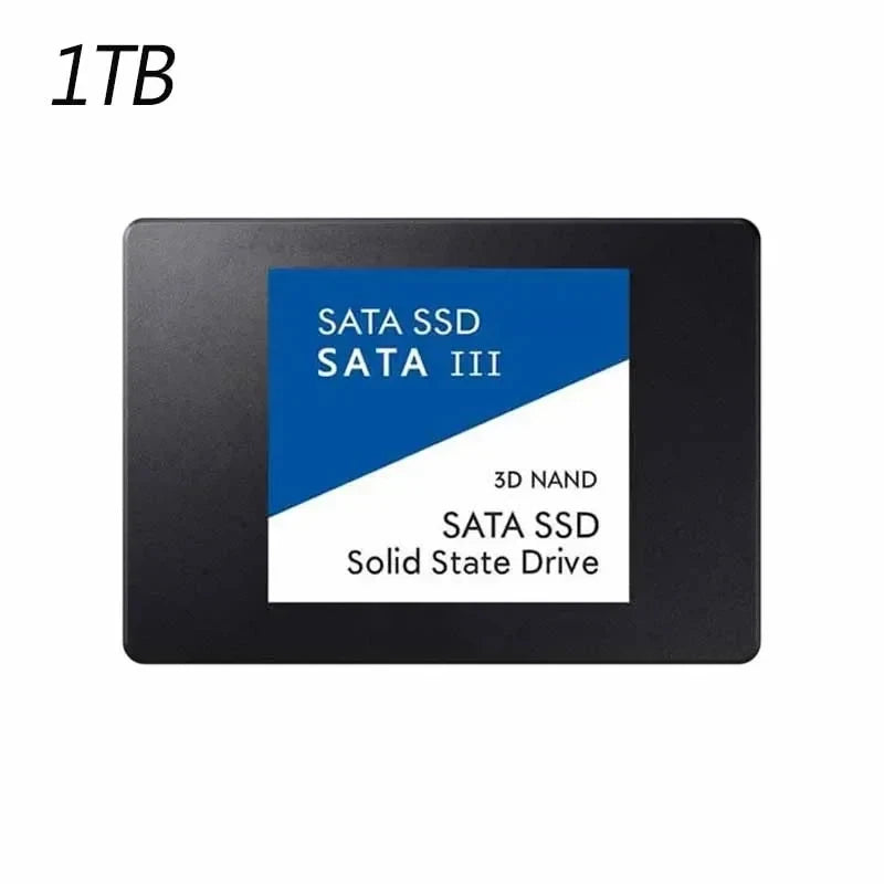 SSD SATA 2,5" Haute Vitesse – 500 Go, 1 To ou 2 To pour PC et ordinateur portable