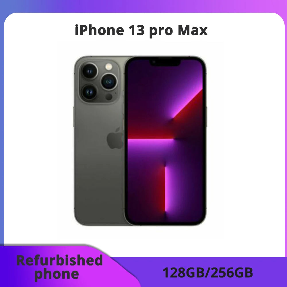 Apple iPhone 13 Pro Max – 128 Go / 256 Go, 5G, Écran OLED