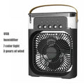 Mini climatiseur portable 3-en-1 – Ventilateur, humidificateur et refroidisseur d'air avec LED