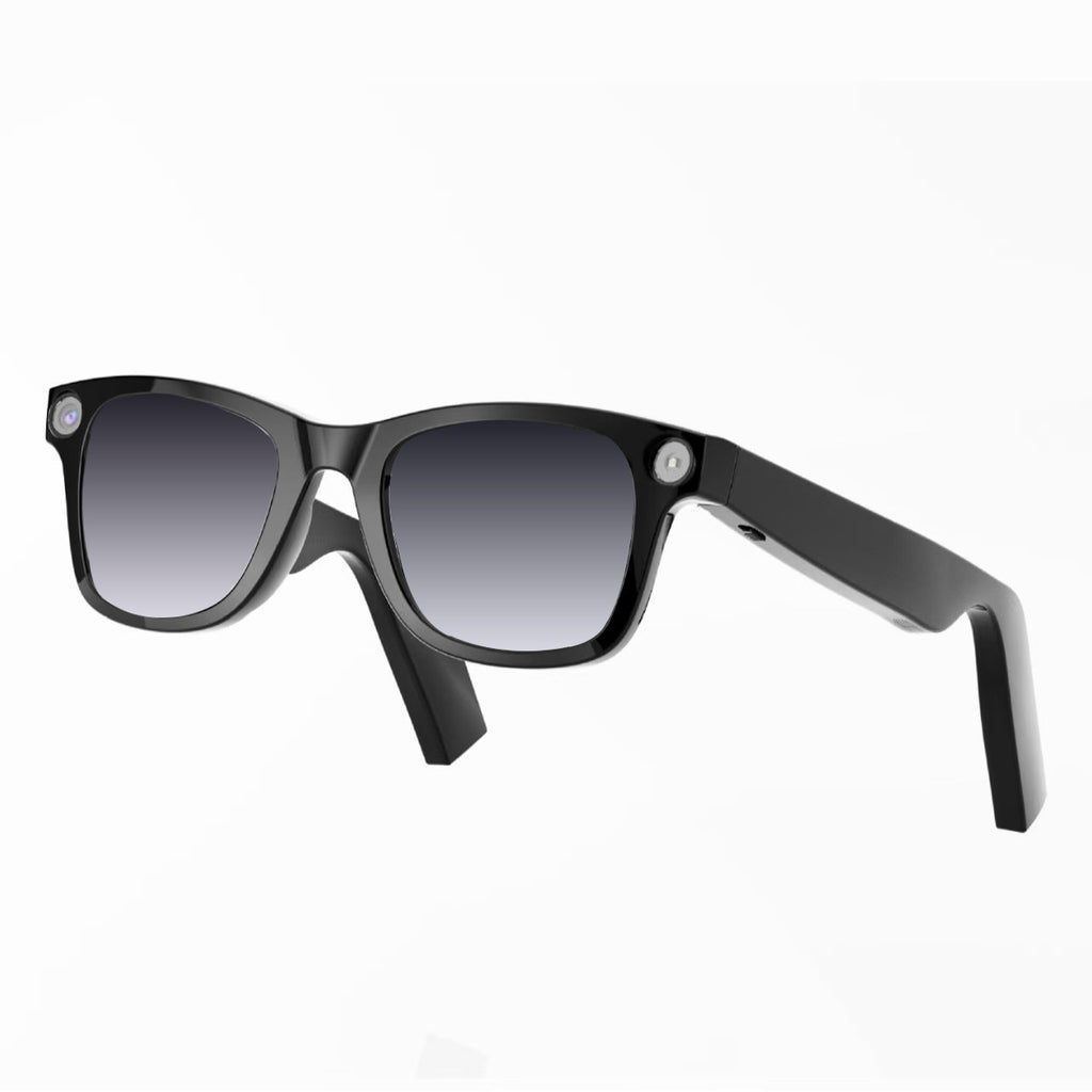 Lunettes Intelligentes avec Caméra IA – Smart Glasses Connectées, Capture Photo/Vidéo et Fonctions Assistées