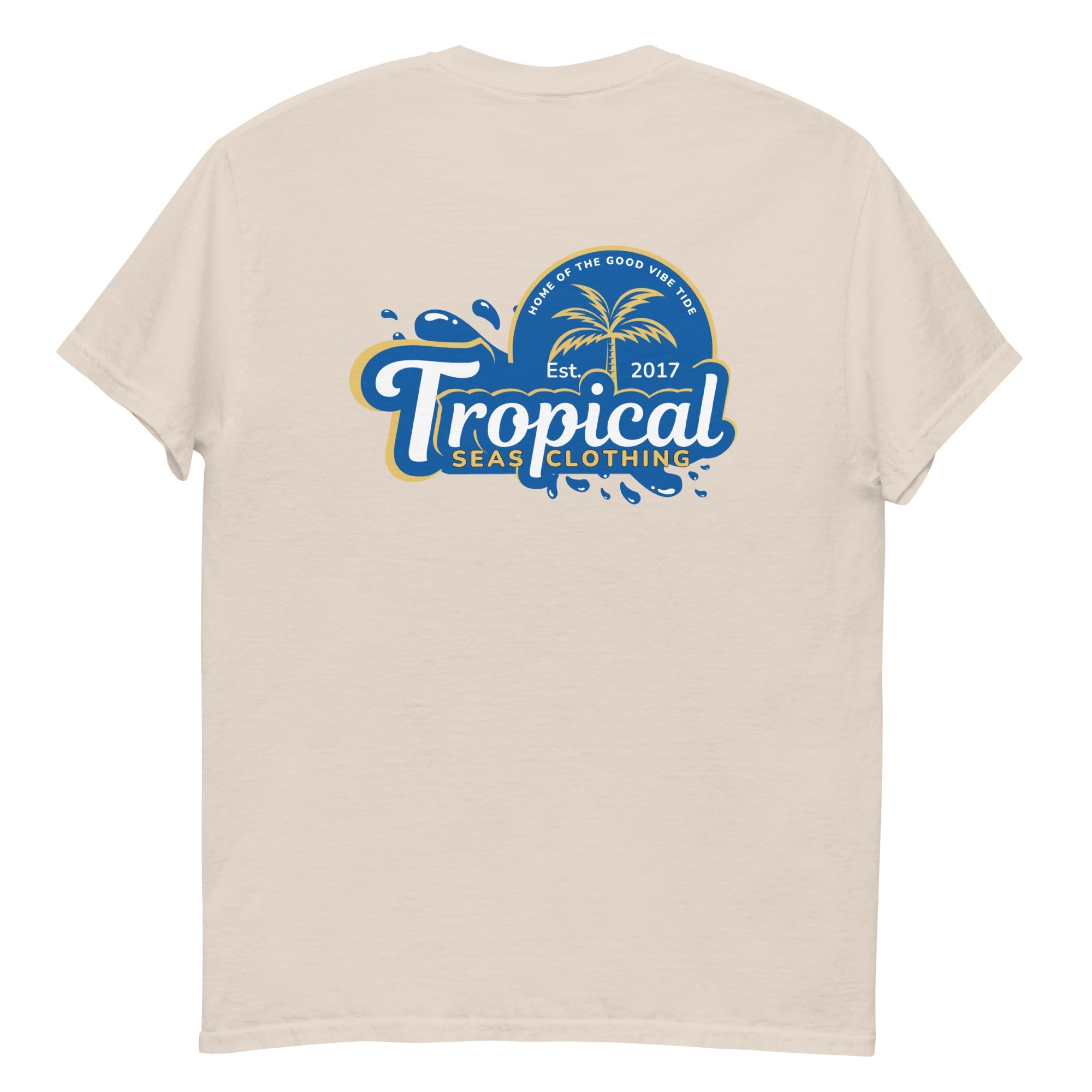 T-shirt Tropical Homme/Femme – Style Décontracté, Imprimé Tropical