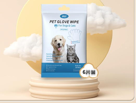 Gants et Lingettes de Nettoyage pour Animaux – Toilettage Doux pour Chiens et Chats