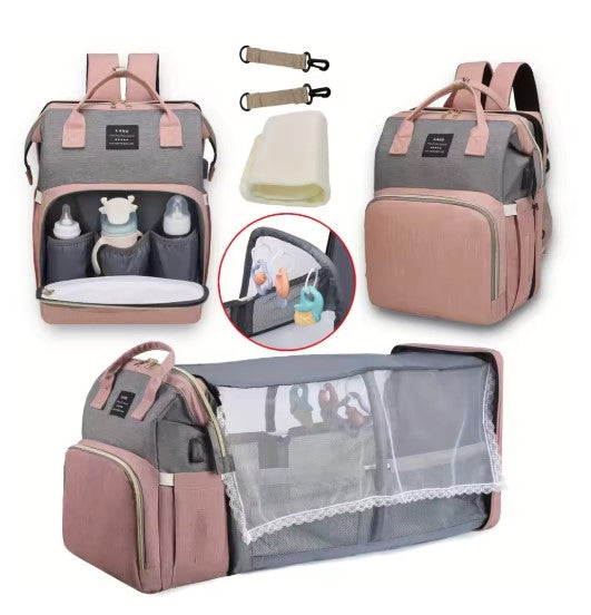 Sac à Langer Grande Capacité – Sac Maternité Multifonction pour Bébé, Élégant et Pratique