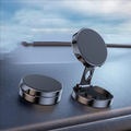 Support Magnétique Rotatif pour Téléphone de Voiture – Réglable en Hauteur, Rotation 360°, Fixation Stable