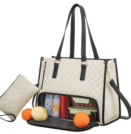 Sac Isotherme Repas pour Femme – Lunch Bag Portable Grande Capacité, Étanche et Réutilisable