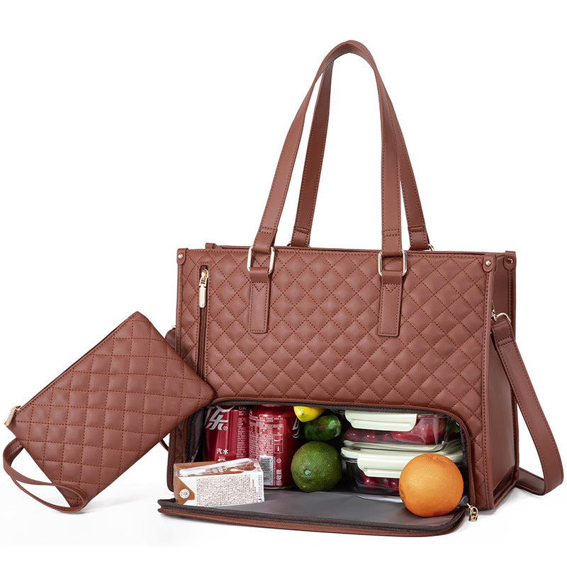 Sac Isotherme Repas pour Femme – Lunch Bag Portable Grande Capacité, Étanche et Réutilisable