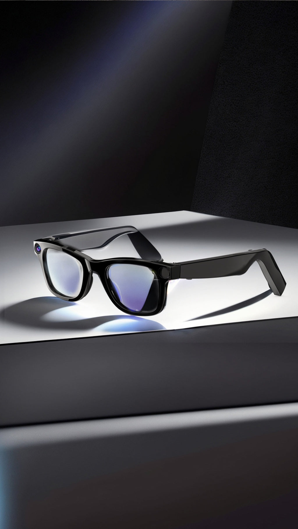 Lunettes Intelligentes avec Caméra IA – Smart Glasses Connectées, Capture Photo/Vidéo et Fonctions Assistées