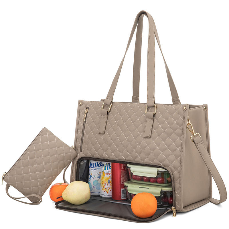 Sac Isotherme Repas pour Femme – Lunch Bag Portable Grande Capacité, Étanche et Réutilisable