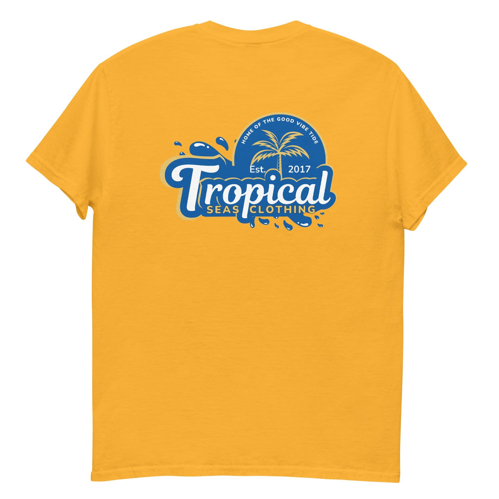 T-shirt Tropical Homme/Femme – Style Décontracté, Imprimé Tropical