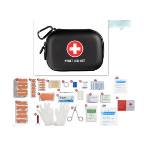 Kit de Premiers Secours Portable 91 Pièces – Trousse d’Urgence pour Voyage, Voiture et Randonnée