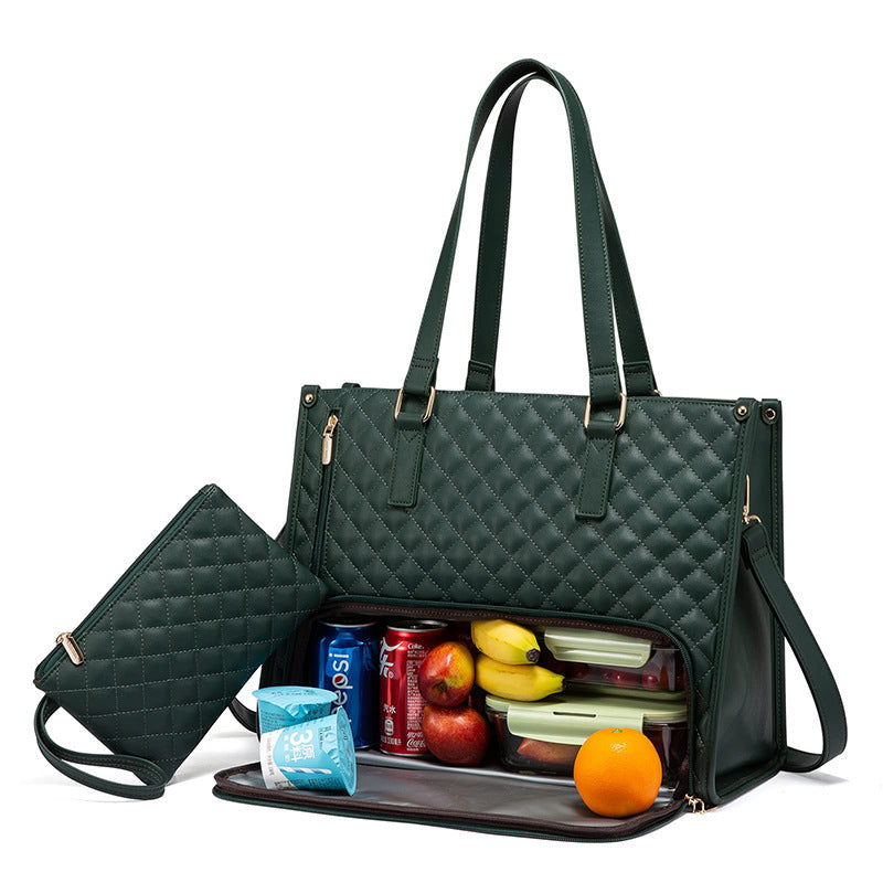Sac Isotherme Repas pour Femme – Lunch Bag Portable Grande Capacité, Étanche et Réutilisable